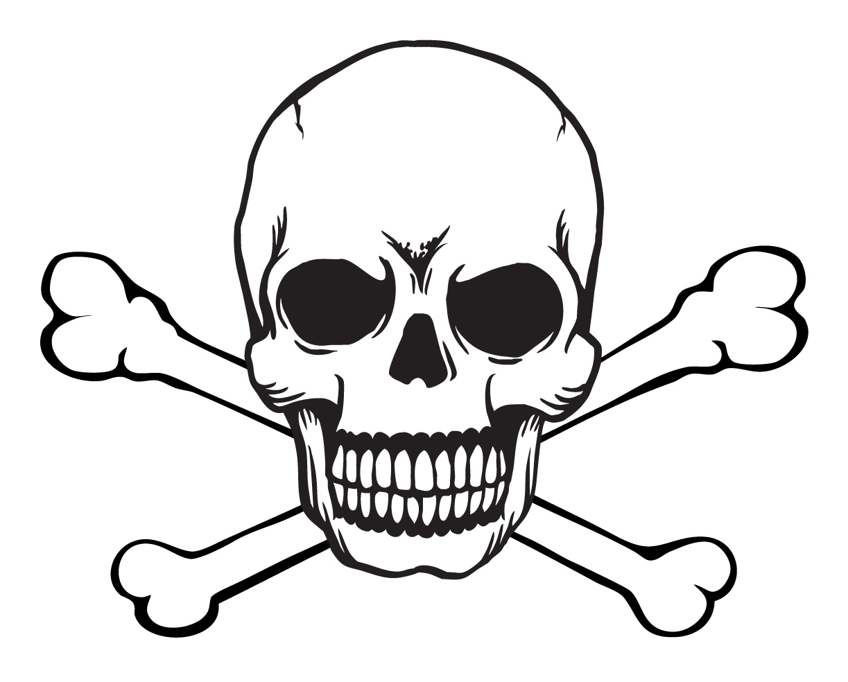 Free Vector Skull and Crossbones