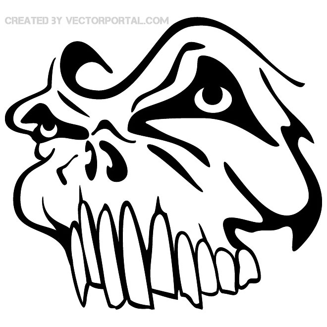 Free Vector Skull Graphics