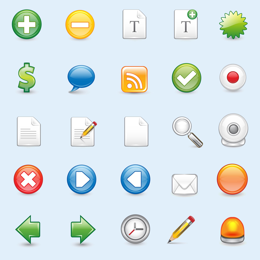 Free Vector Web Icons Free Vector Web Icons