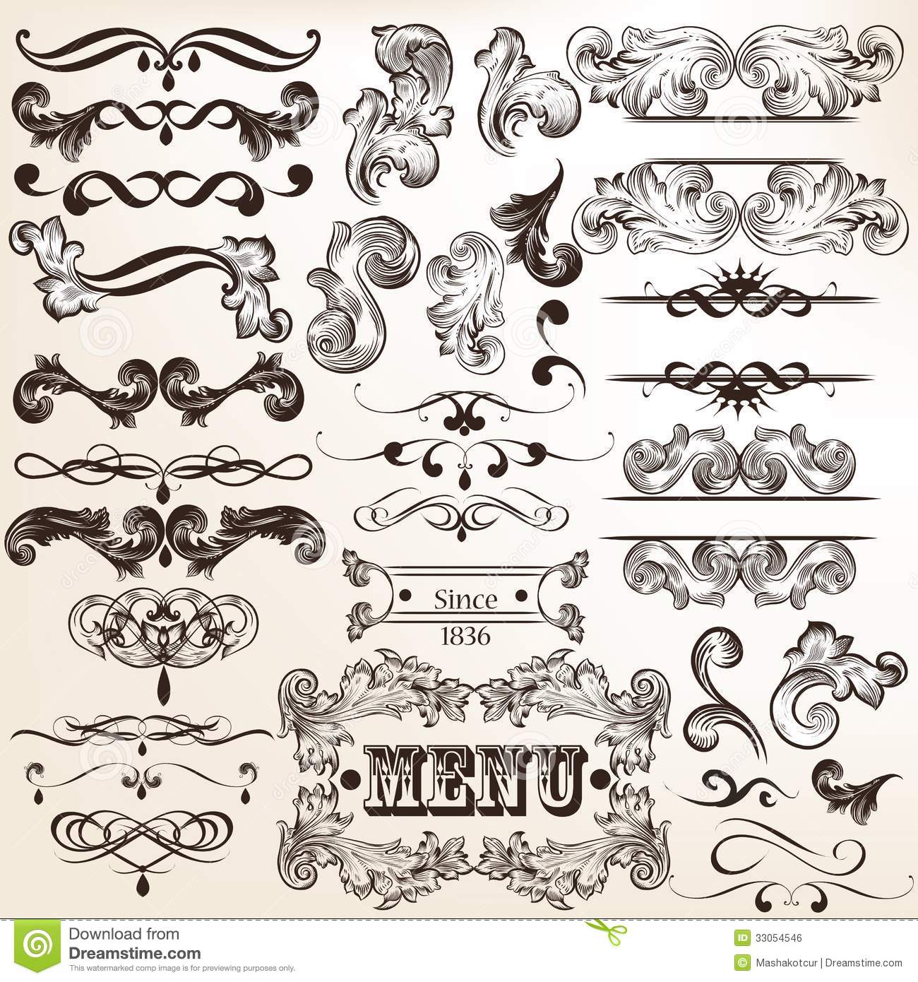 Free Vintage Vector Elements