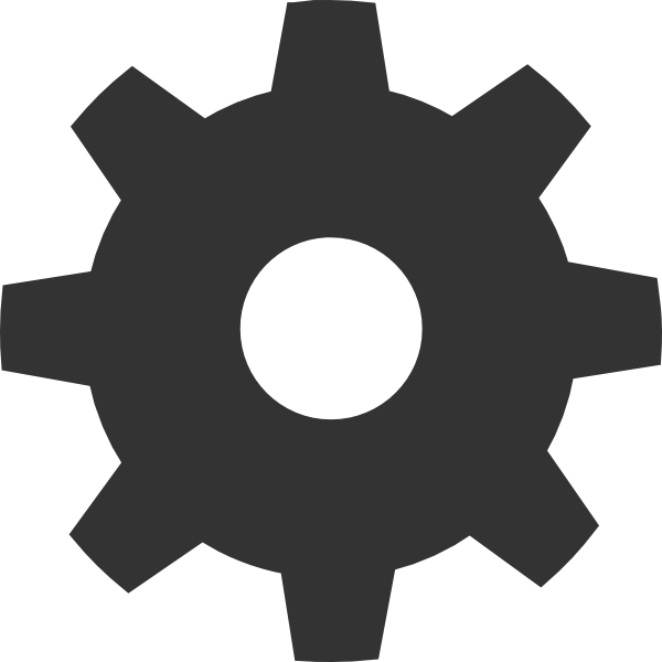 Gear Icon Clip Art