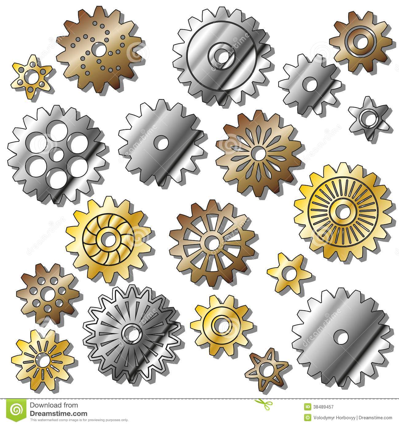 Gears Vector Clip Art Free