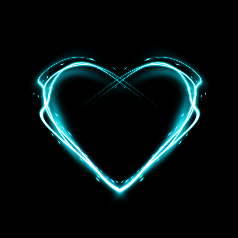 Glowing Heart Photoshop Glowing Heart Photoshop