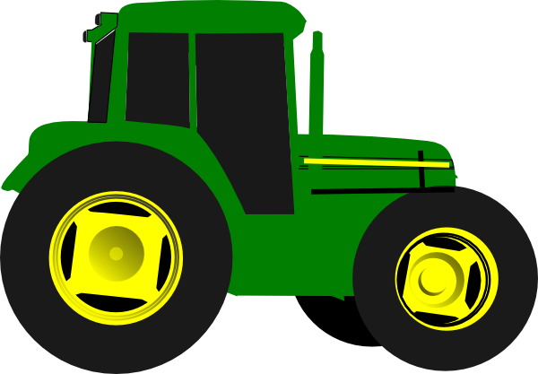 Green Tractor Clip Art