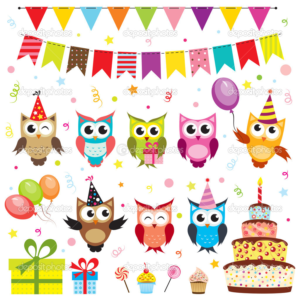 13 Vector Birthday Party Images