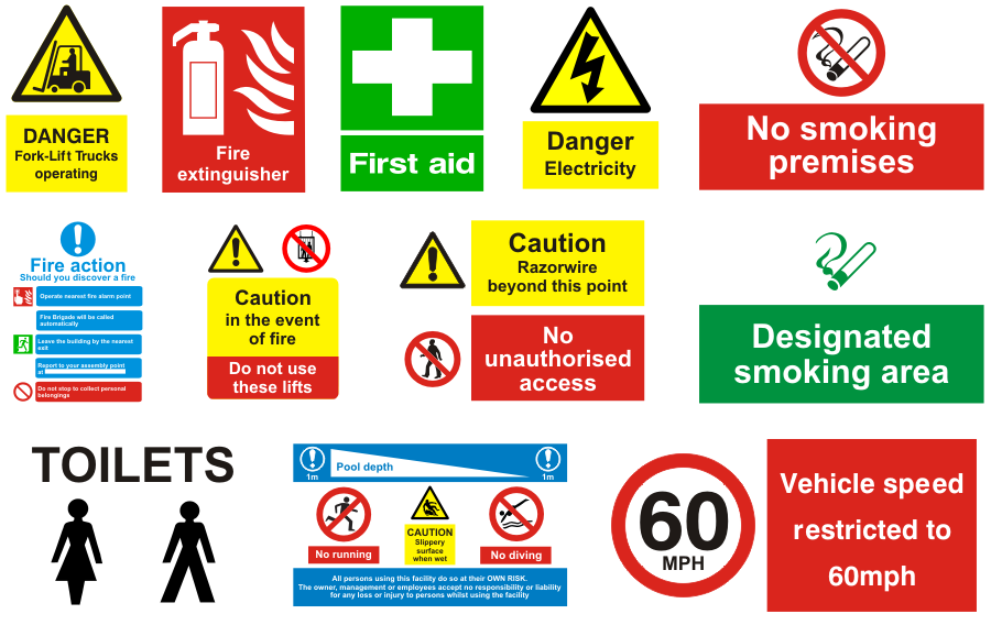 Health and Safety Signs