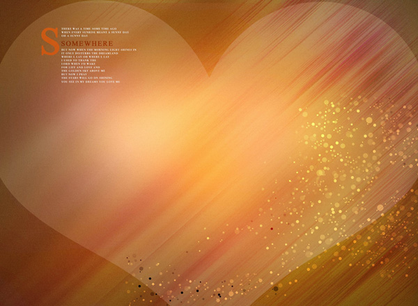 Hearts Backgrounds Photoshop PSD Files