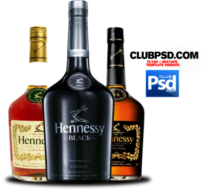 Henny Bottle PSD