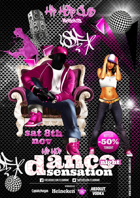 Hip Hop Flyer Graphics