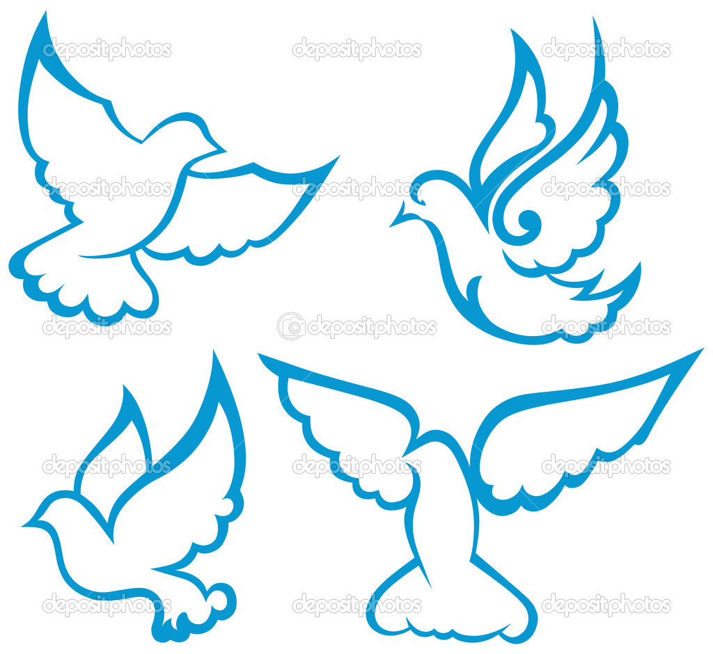 Holy Spirit Christian Dove Symbol