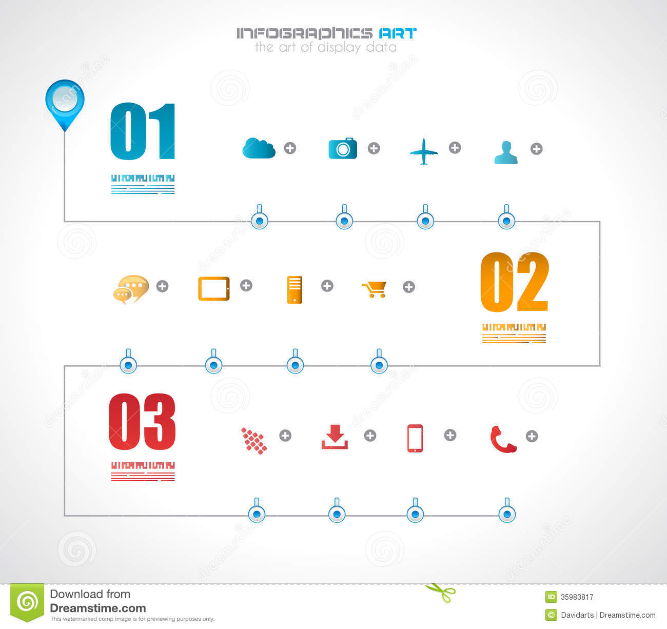 Infographics Timeline Design Template