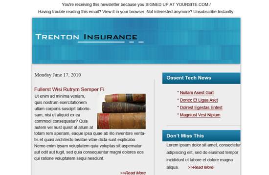 Insurance Emailtemplates Free