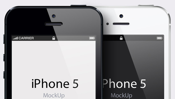 iPhone 5 PSD Template