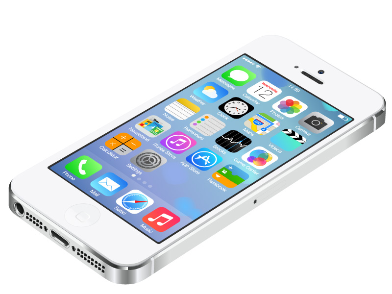 iPhone 5 Vector Free