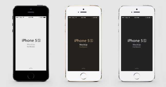 iPhone 5S Gold Front and Back iPhone 5S Gold Front and Back