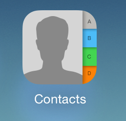 iPhone Contacts App Icon