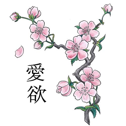 Japanese Cherry Blossom Tattoo Designs