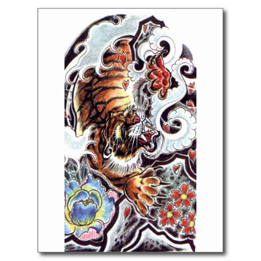 Japanese Tiger Tattoo Designs