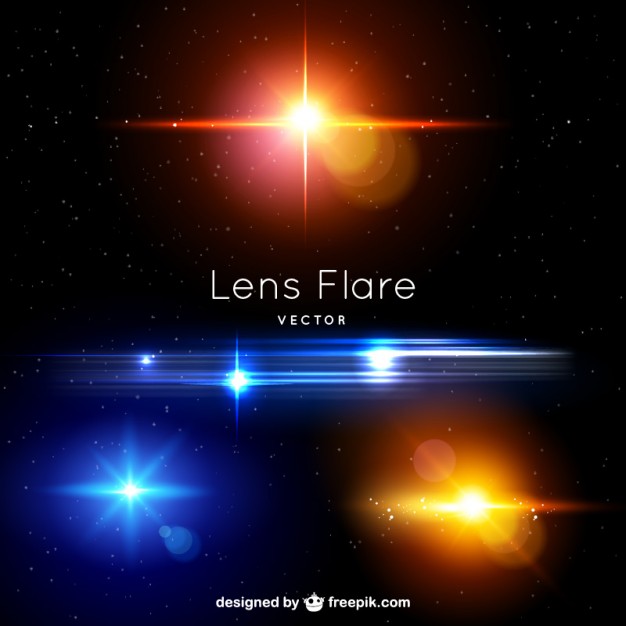 Lens Flare Vector Free