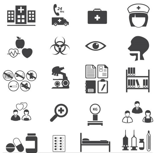 Medical Icons Vector Free