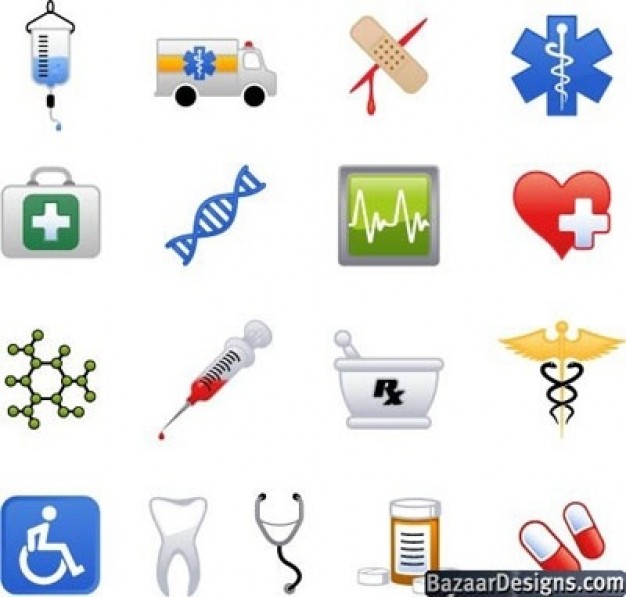 Medical Icons Vector Free