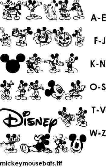 Mickey Mouse Font