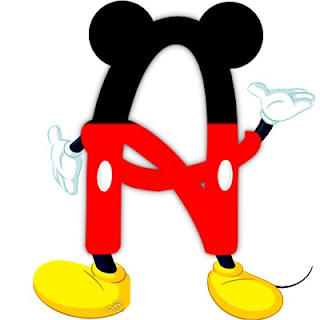 Mickey Mouse Printable Letters