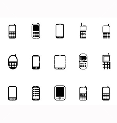 Mobile Phone Icon Vector