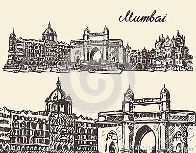 Mumbai Skyline Vector