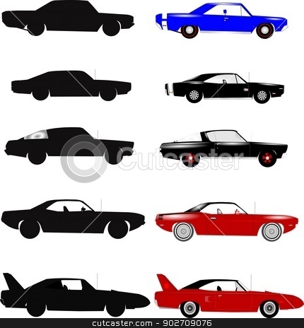 Muscle Car Silhouette