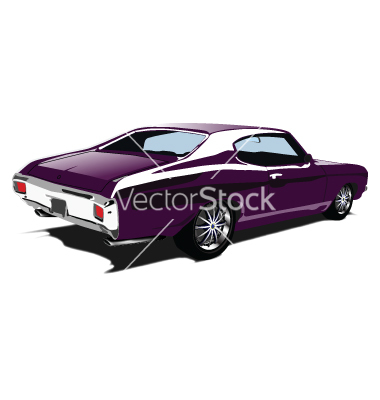 Muscle Car Vector Art