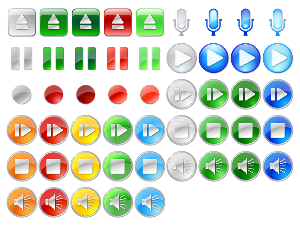 Music Player Button Icons