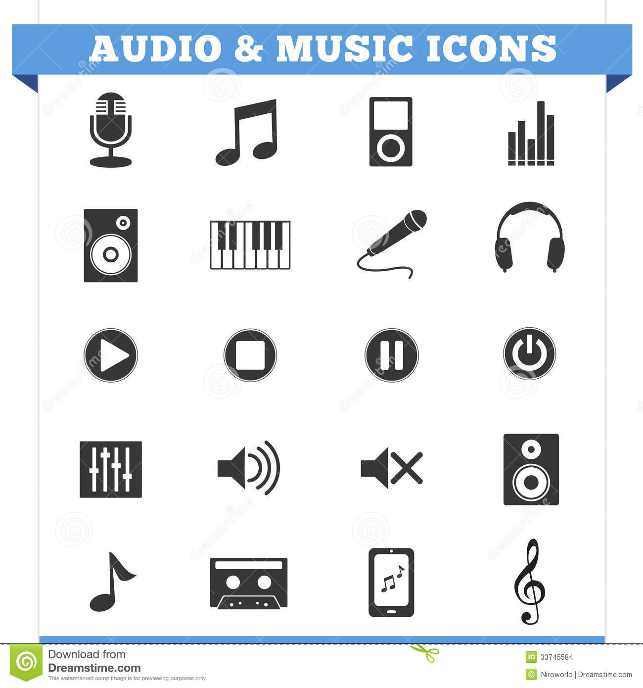 Music Vector Icons