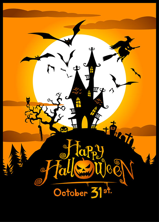 12 Happy Halloween Pumpkin Vector October Images