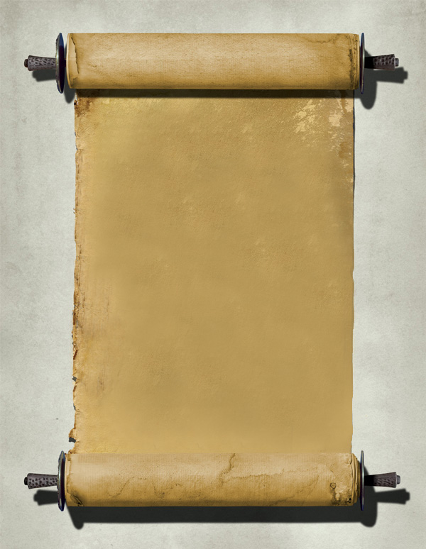 Old Scroll Paper Template