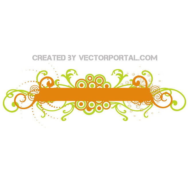 Orange Banners Vectors