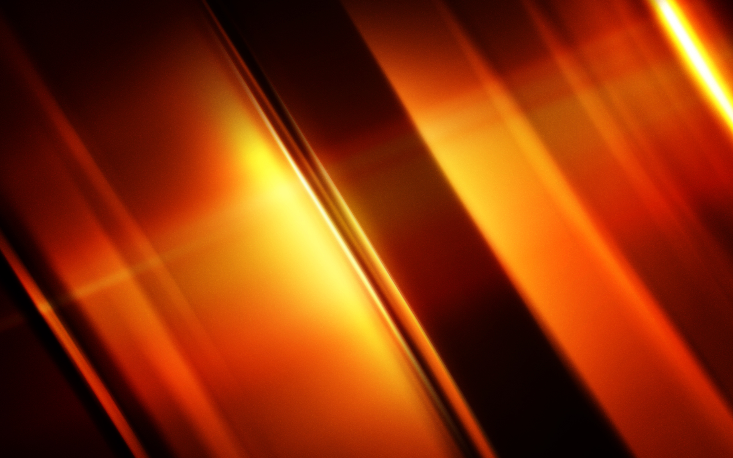 Orange Black Abstract Wallpaper