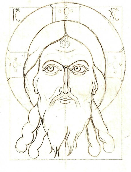 Orthodox Icon Line Drawings