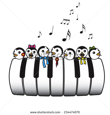 Penguin Choir Singing