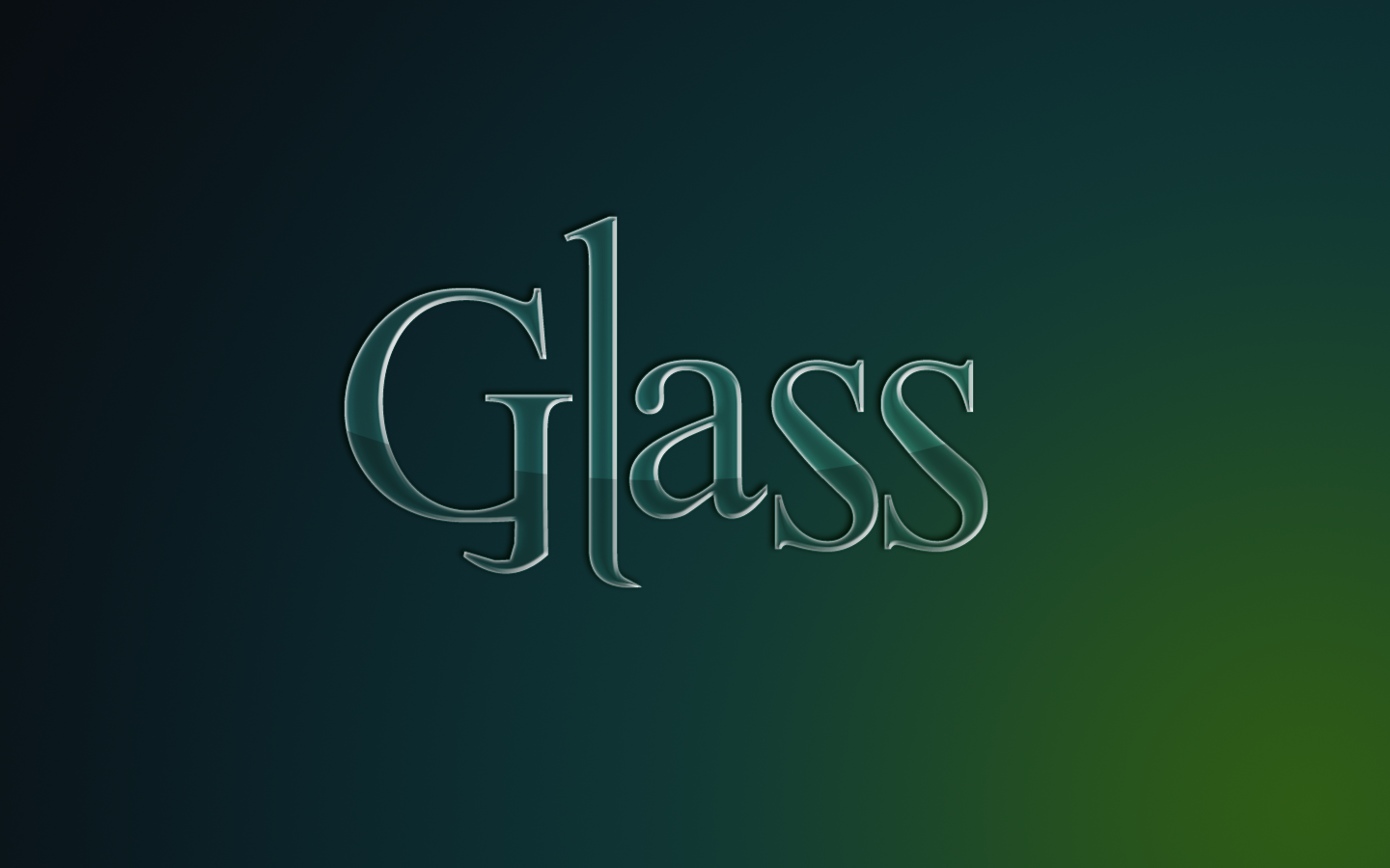 Photoshop Glass Text Tutorial