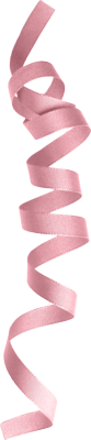 Pink Curly Ribbon