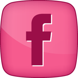 12 Pink And Black Facebook Icon Images