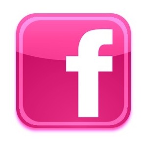 Pink Facebook Logo Icon
