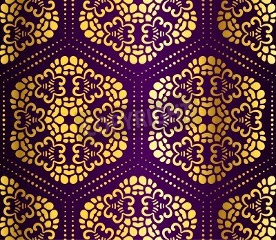 Purple and Gold Patterns