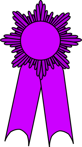 Purple Prize Ribbon