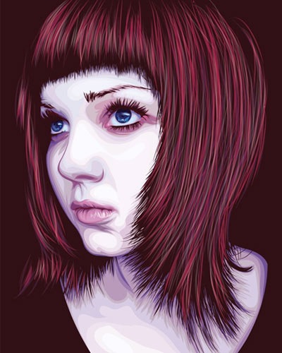 Realistic Vector Illustration Portraits