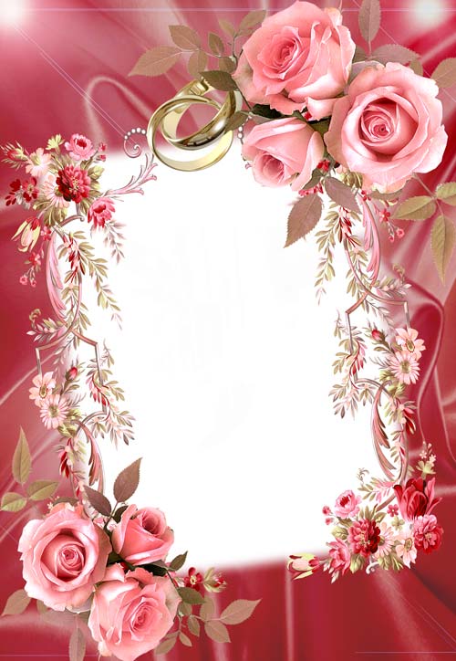 Red Roses with Wedding Rings Red Roses with Wedding Rings