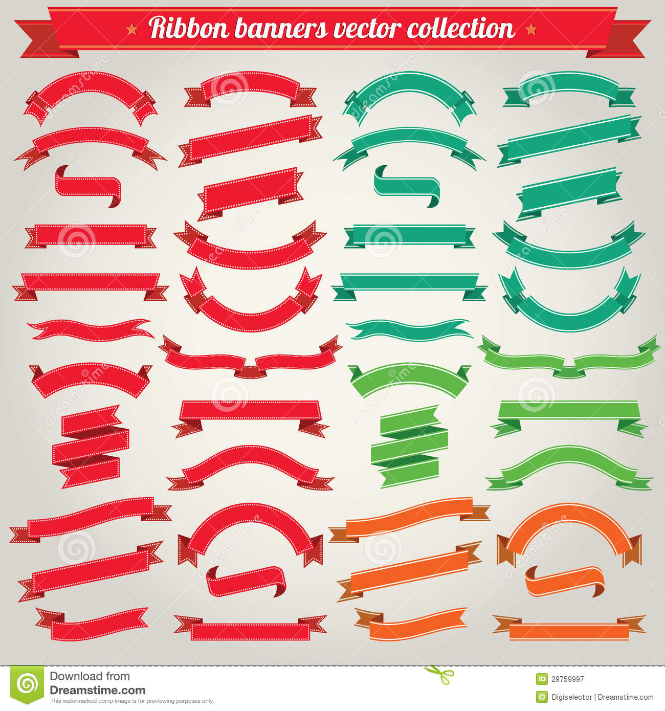 Ribbon Banner Vector Free