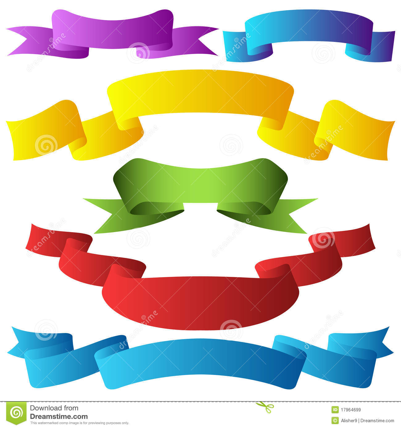 Ribbon Banner Vector Ribbon Banner Vector