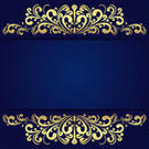 Royal Blue Elegant Borders Free